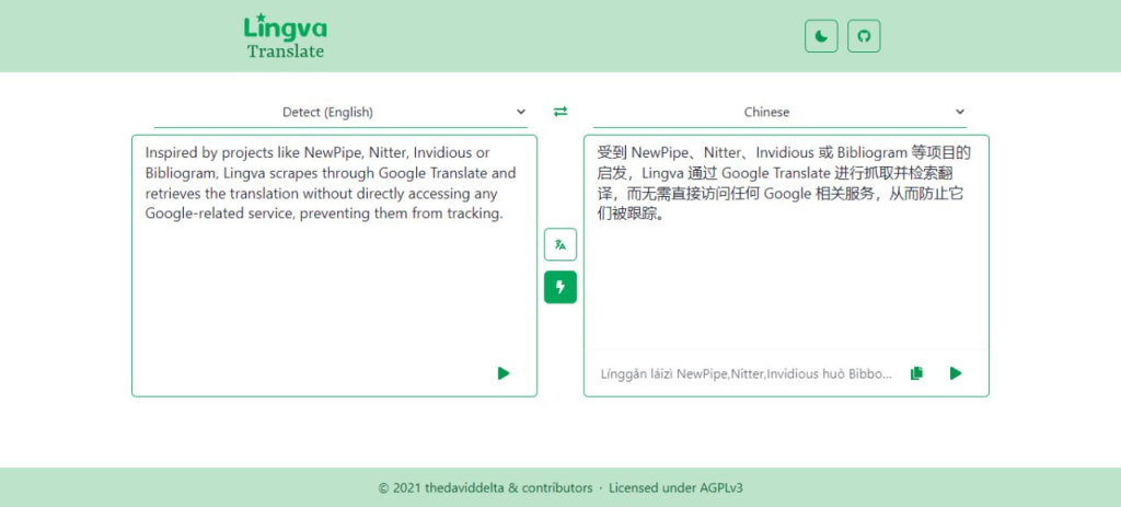 Lingva Translate：您的私密语言翻译伙伴插图